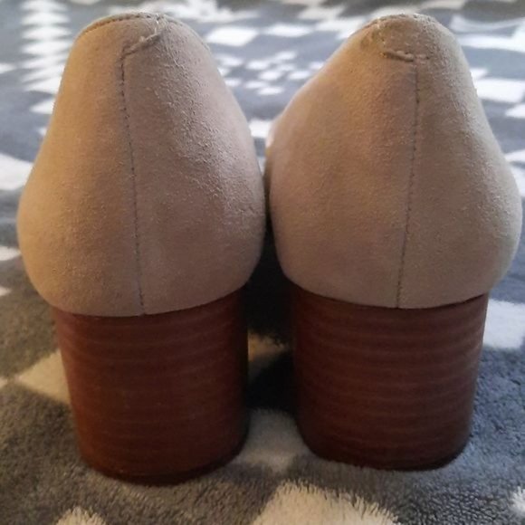 Sole Society Beige Suede Heels - Picture 6 of 9